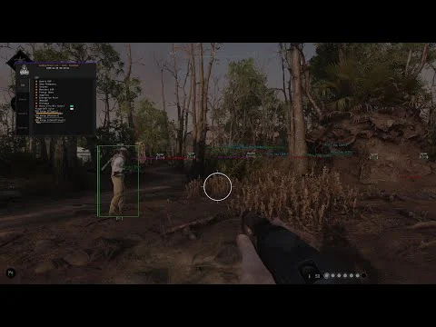 Hunter ESP boxes and distance tags in Hunt: Showdown